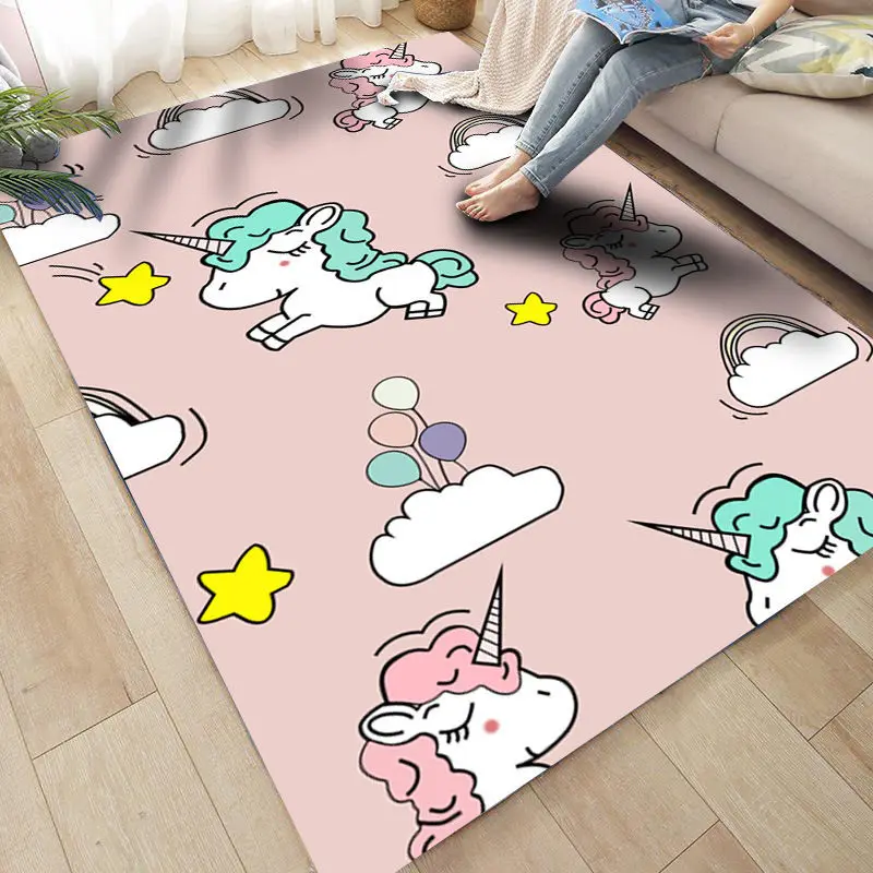 Lilo &amp Stitch детский мультяшный ковер для спальни прикроватный коврик гостиной