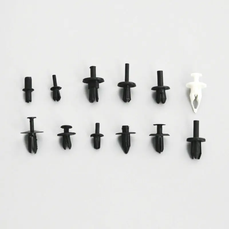 

350Pcs Car Body Plastic Push Pin Rivet Fasteners Panel Trim Moulding Clip Tool