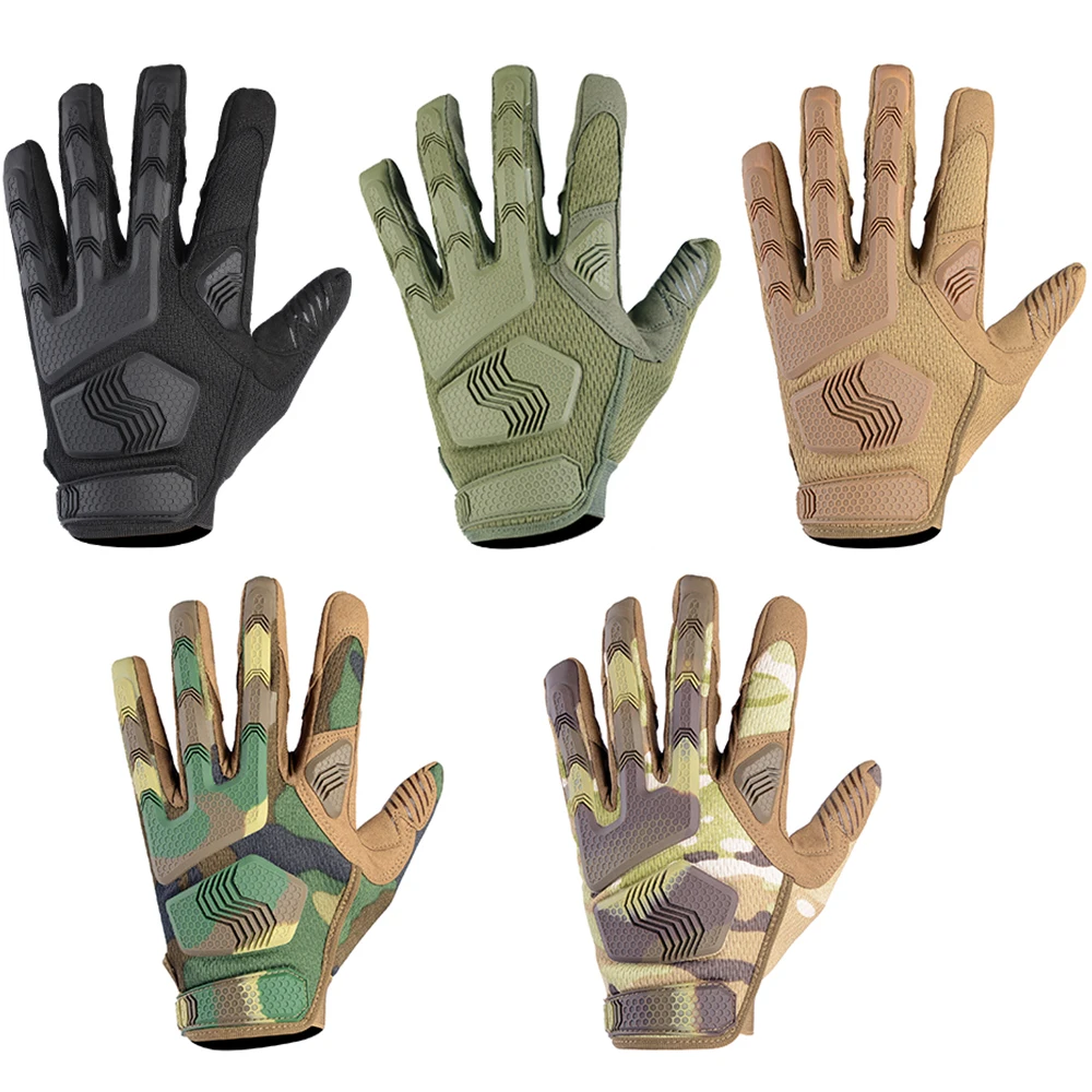 Нескользящий охота походов тактические перчатки велоспорт военные стрельба