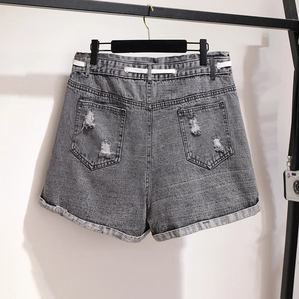 300 очень большое женское платье новые стильные весенне-летние джинсовые шорты