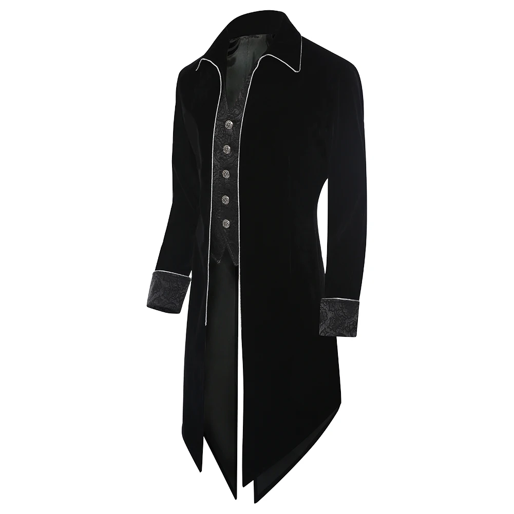 Средневековый готический костюм смокинг для детей ростом Ренессанс пират