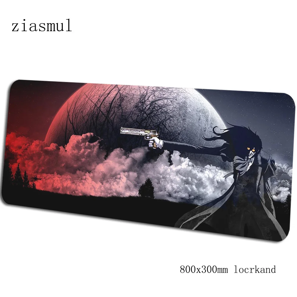 Hellsing коврик для мыши 800x300x3 мм, компьютерный коврик для мыши, геймерский геймпад, ПК, толстый игровой коврик для мыши, офисный коврик для мыши - Цвет: pattern 7