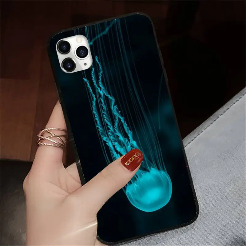 

ocean animal cute Jellyfish Phone Case for iPhone 11 12 pro XS MAX 8 7 6 6S Plus X 5S SE 2020 XR