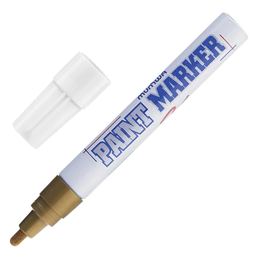 Маркер-краска лаковый (paint marker) MUNHWA 4 мм СИНИЙ нитро-основа алюминиевый корпус PM-02 |