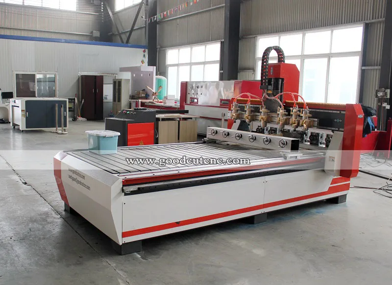 

best design Multi head Furniture Legs making machine cnc router with rotary