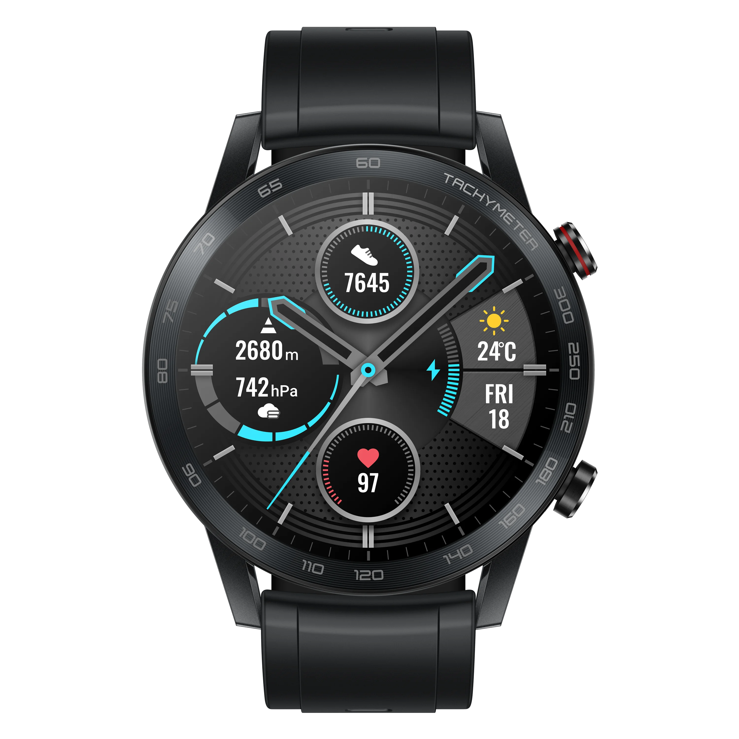 [Free QCY] Оригинальные часы Honor MagicWatch 2 46m GPS Смарт 1 39 дюймов дисплей 5ATM