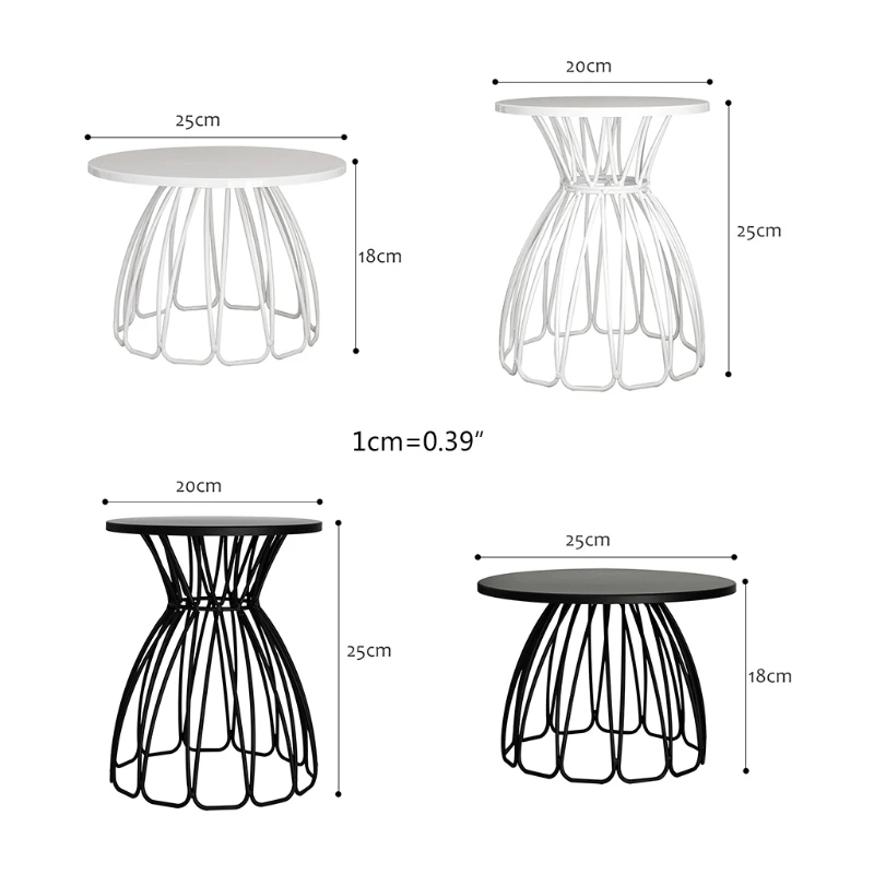 

Metal Cake Stand Dessert Candy Cookie Display Table Tray Cupcake Rack for Party