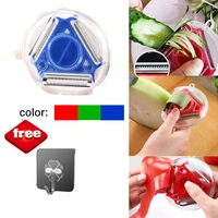 3 in 1 rotary peeler knife kitchen gadgets accessories multifunctional fruits vegetables shredder cutter planer tool
