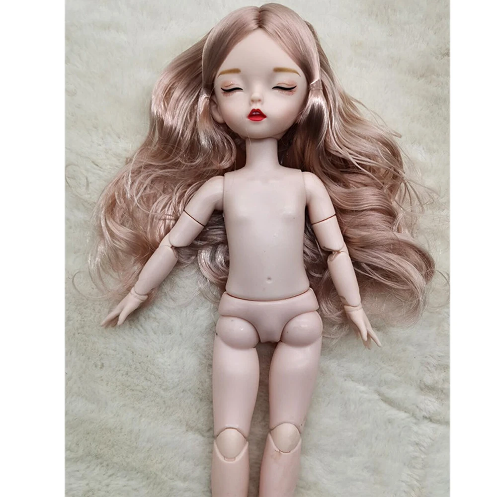 BJD кукла спящий глаз Макияж игрушка 28 см куклы OB 21 суставы белая кожа девочка