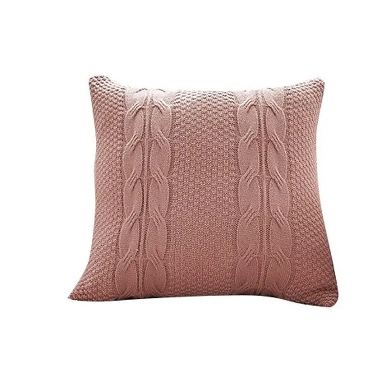 Двухкабельный вязаный винтажный Чехол кофейный цвет слоновой кости серый