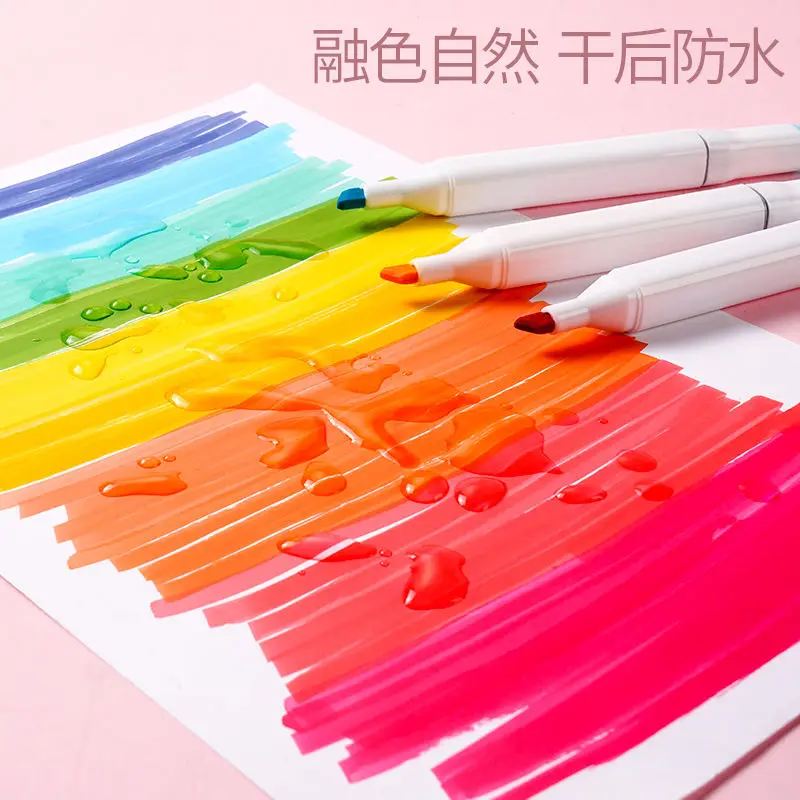 Набор двусторонних маркеров на спиртовой основе 30/40/60/80 цветов|Маркеры для