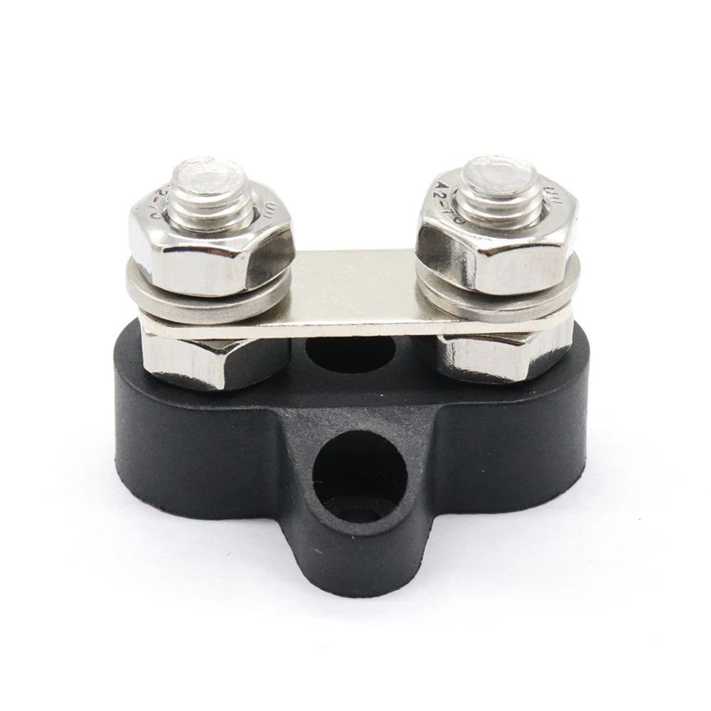 

Universal 48V with Connecting Bus Bar Power Terminal Blocks Link M8 Single Heavy-Duty Terminal Studs