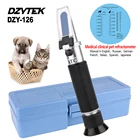 Рефрактометр 3-в-1 для животных, Ручной цифровой сывороточный протеин специфической силы тяжести мочи 1,000-1.060RI для собак и кошек