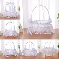 1pcs flower basket simulation petals party home decor gift placing flower petals and candy wedding supplies