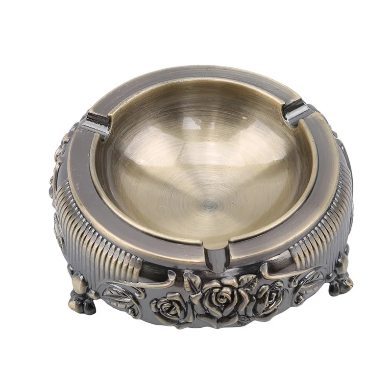 Пепельница металлическая в стиле ретро мини-держатель для сигарет офисное