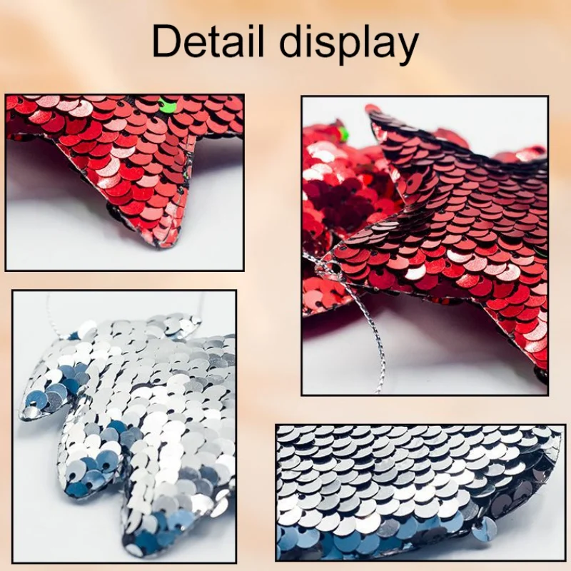 Рождественская елка висячие украшения 3 шт Блестки Рождественские Подвески