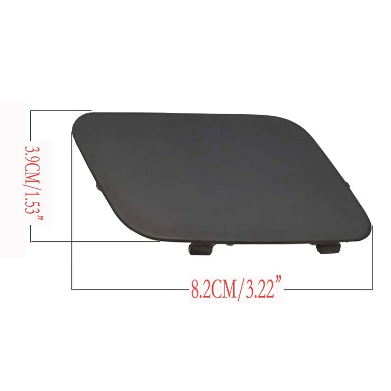 

Передний бампер Буксировочный Крюк Крышка глаза для BMW E92 E93 3-Series 2006-2009 328I 335I 51117187956 (черный Unpainte)