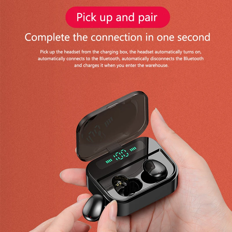 TWS Bluetooth Earphones Wireless Headphones Blutooth V5 Earphone Handsfree Headphone Sport Earbuds Gamer Headsets Phone with mic |