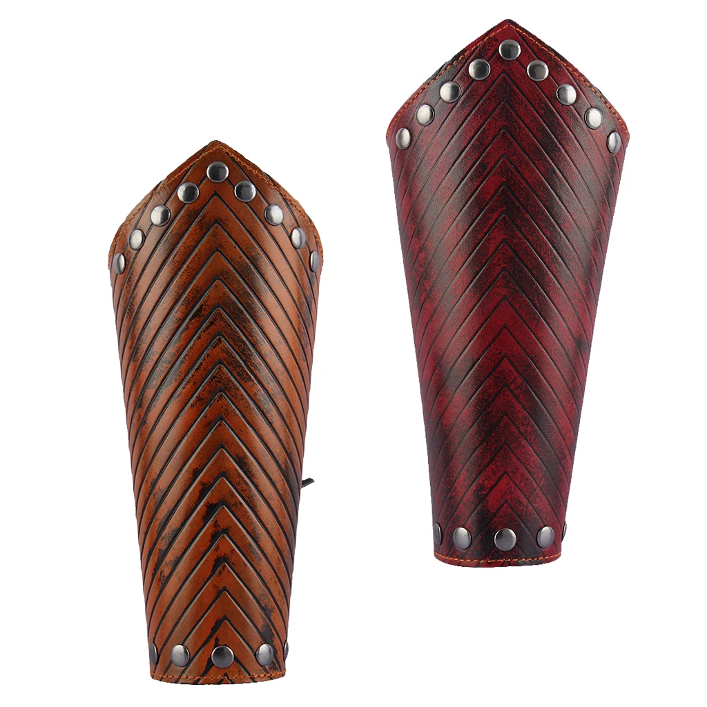 Мужской кожаный браслет в стиле панк античный готический с тиснением защита для