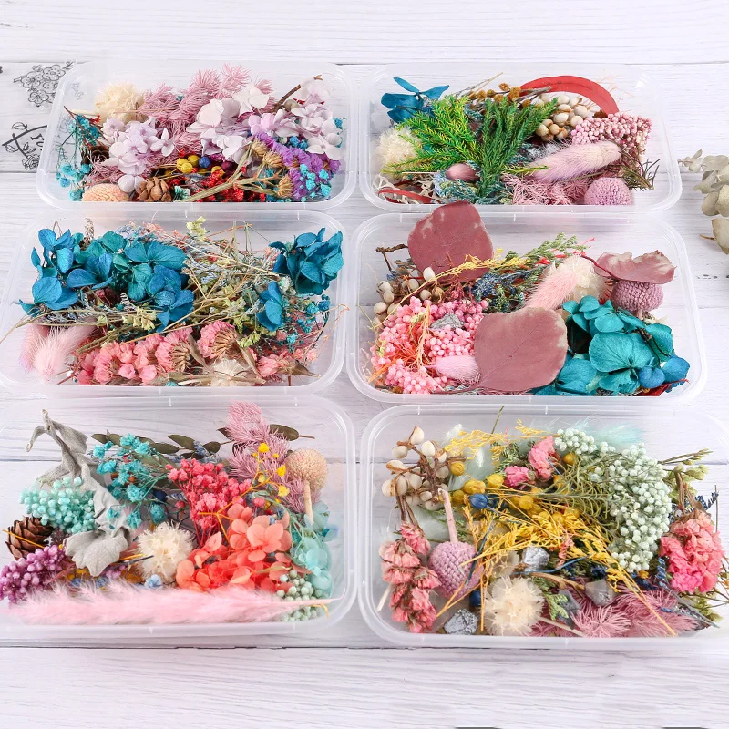 Ароматизированная свеча diy материал вечный высушенный цветок комбинация ручной