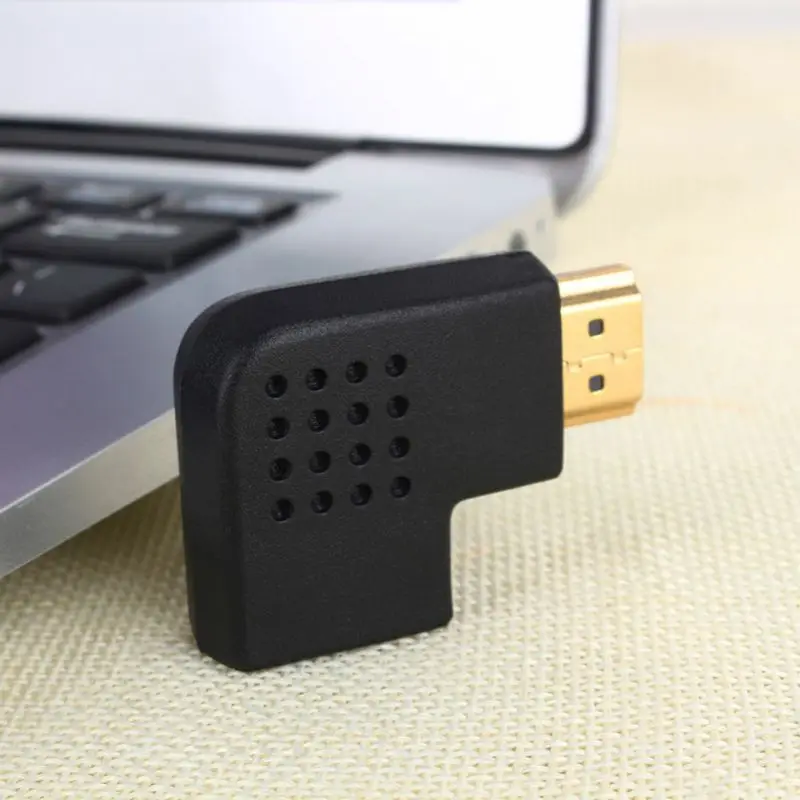 HDMI адаптер штекер-Женский переходник коннектор 90 градусов левый/правый угол и 270