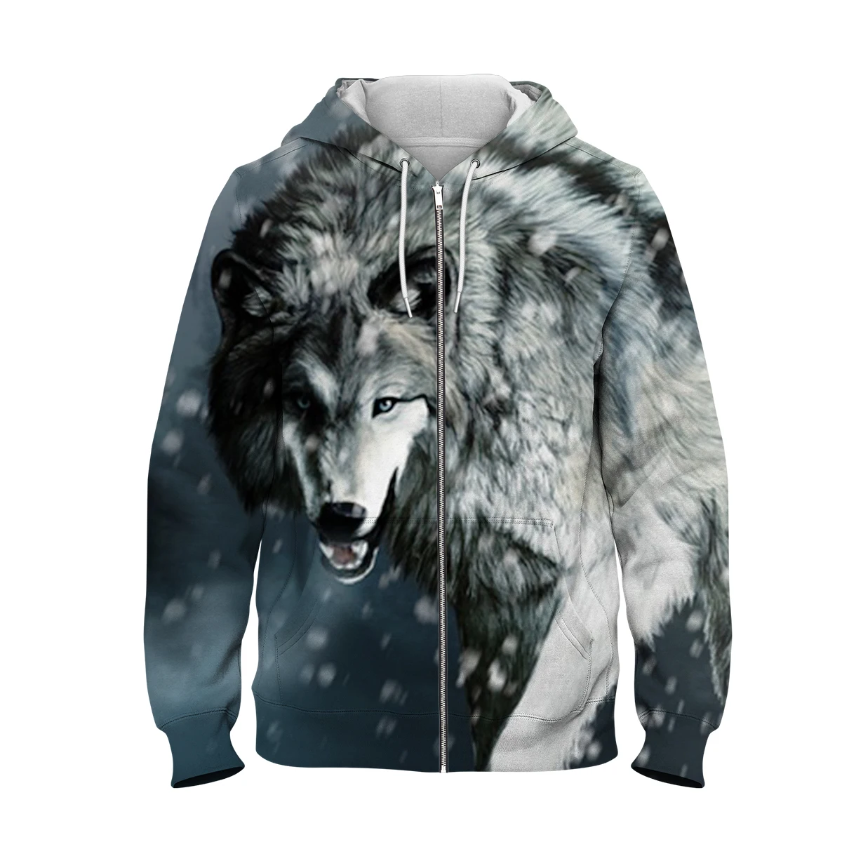 

Wolf Print Convertible Hoodie Sweatershirt 3D print Tops Sweatshirt man customer design Sweatshirts man's Plus Size WY162