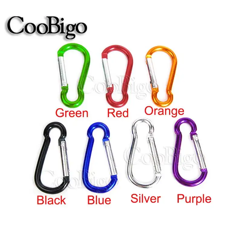 Карабин алюминиевый крюк клипса D Форма пружинная защёлка Paracord пряжки для