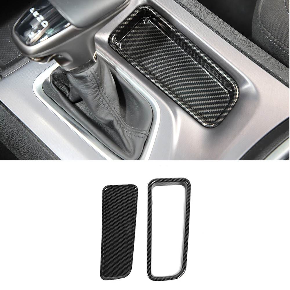 

for Dodge Charger 2015 2016 2017 2018 2019 2020 Car Gear Shift Storage Compartment Decoration Cover Interior Accessories Styling