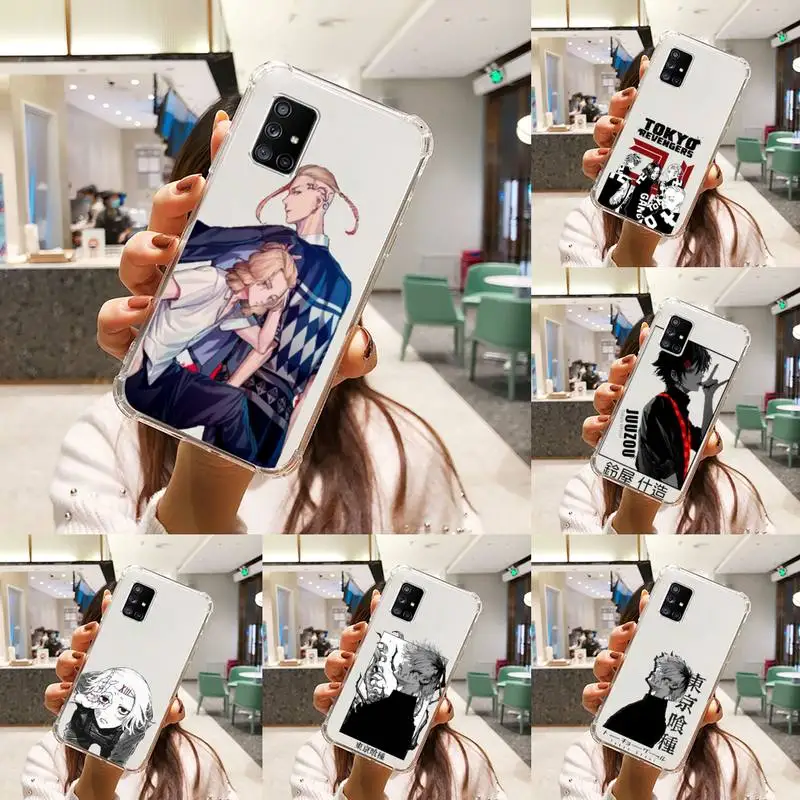 

Tokyo Ghoul Phone Case Transparent For Samsung A51 A50 A71 A70 A81 M60S Note S21 S 20 10 9 8 11 E Plus Ultra