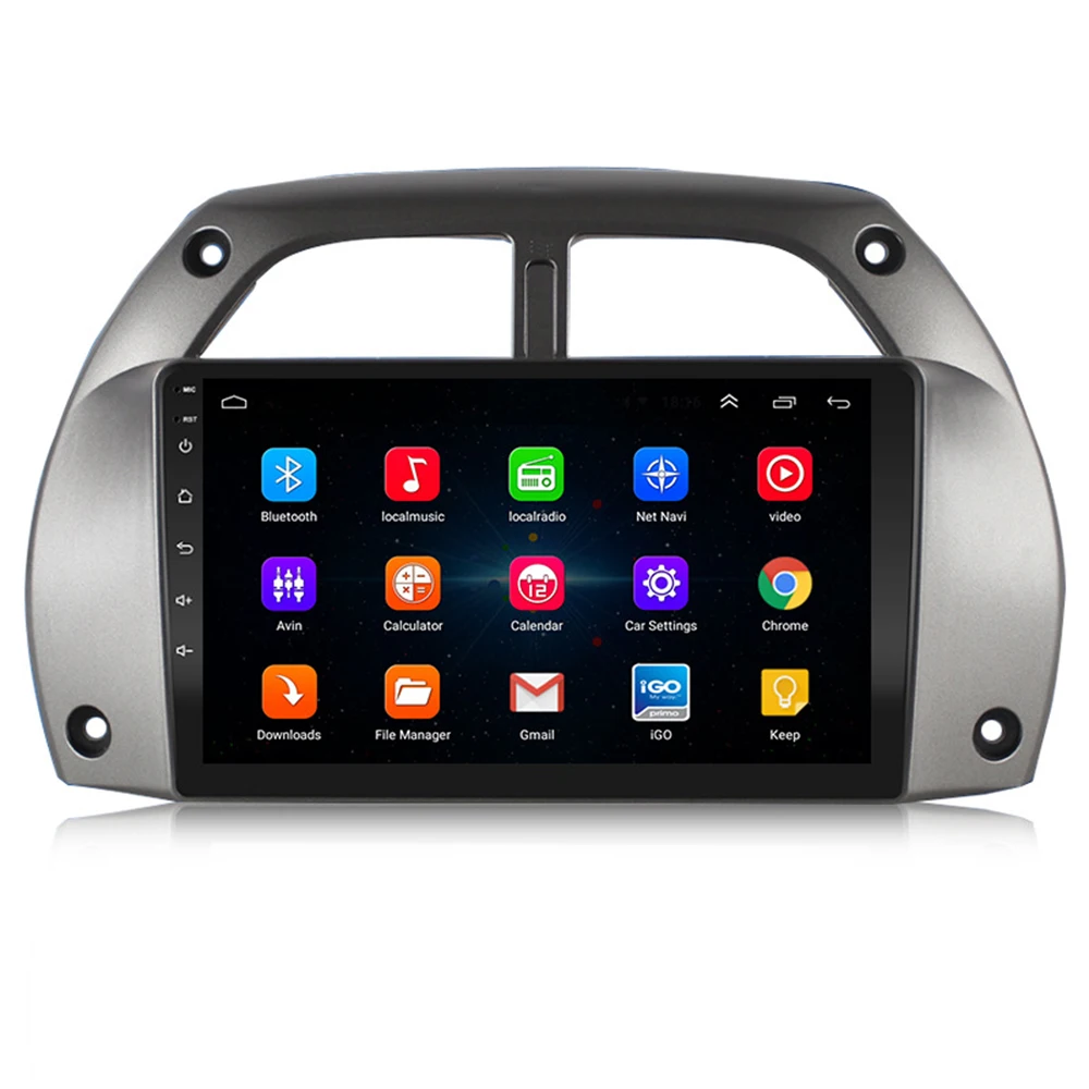 Автомагнитола для Toyota RAV4 01-06 стерео-система на Android Wi-Fi с экраном FM USB SD MirrorLink
