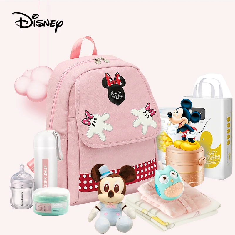 Сумка для подгузников Disney Minnie мам брендовый вместительный дорожный рюкзак