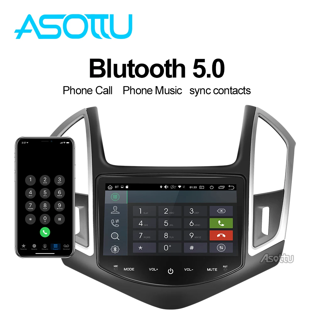 Asottu CH601 android 9 0 PX6 автомобильный dvd для Chevrolet Cruze 2013 2014 2015 с автомобильным Радио Видео
