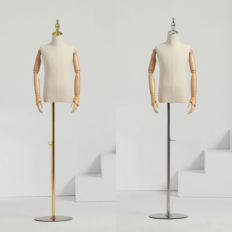 Тканевая обложка в форме платья модель детского манекена с деревянными