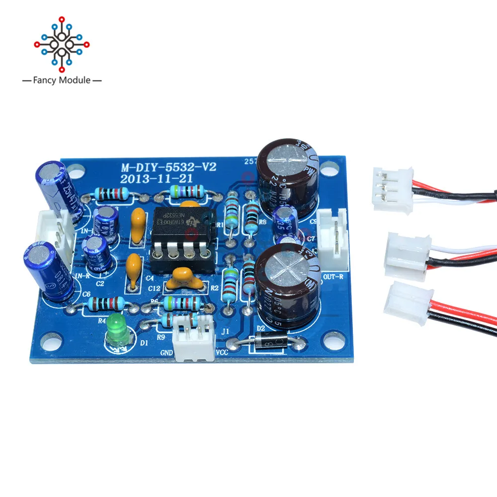 NE5532 OP-AMP стерео усилитель доска Аудио Hi-Fi модуль усилителя громкоговорителя