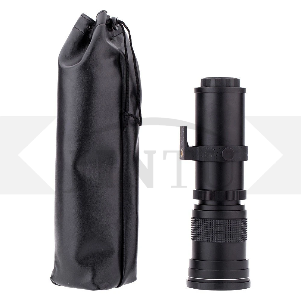 JINTU 420-800 мм F/8 3-16 Верхняя телефото Ручная фокусировка объектива для Canon EOS M