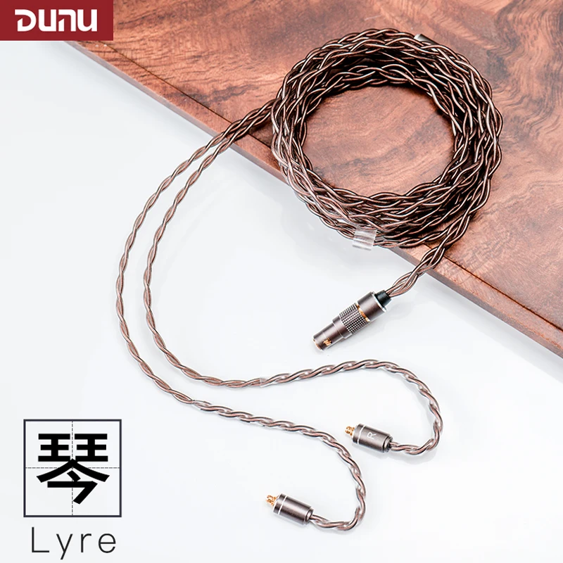 DUNU Lyre OCC медь высокой чистоты с дополнительным огнем изысканный 26AWG провод MMC