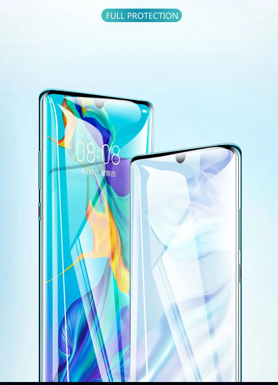 3 шт. 100d Гидрогелевая Защитная пленка для huawei p20 p30 mate 20 10 lite Защитная пленка для huawei mate 30 pro пленка не стекло