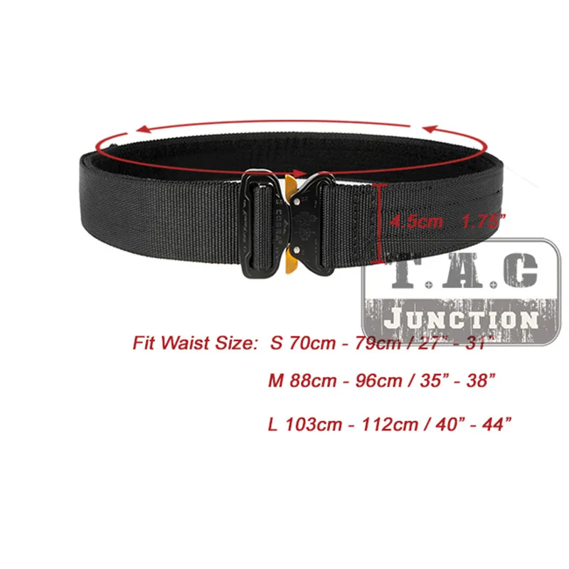 

Emerson Tactical 1.75" Rigger's Waist Belt Hunting Double Layered Nylon Webbing Pistol Waist Belt With AustriAlpin Buckle