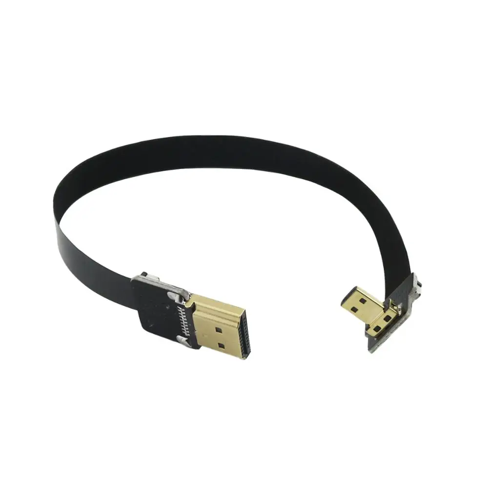 1x FPV HDMI тип A штекер к Micro позолоченный FPC плоский Соединительный кабель 20 см