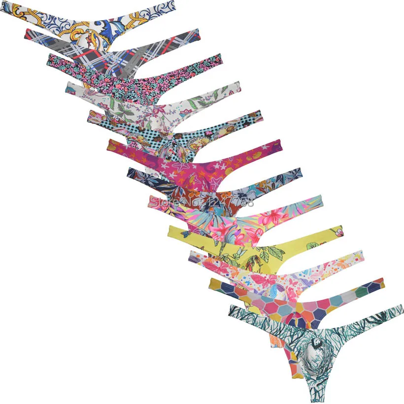 Модный принт представляет мужские стринги и G бикини Нижнее белье с низкой