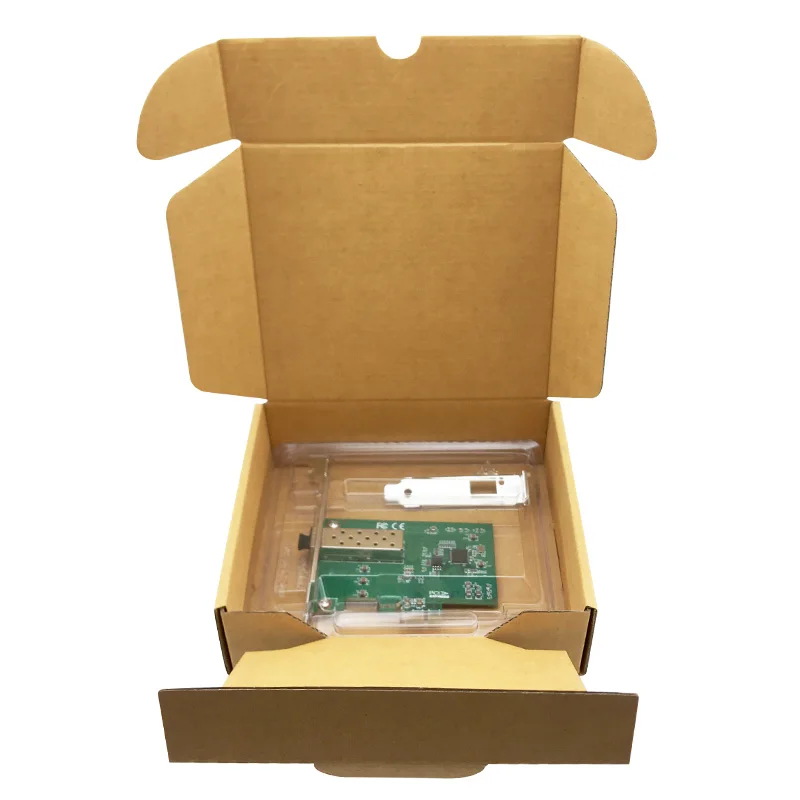 Ceacent AN8210-F1 with intel I210 Chip 10/100/1000M SFP Single Port PCIe2.0 X1 Network Adatper | Компьютеры и офис