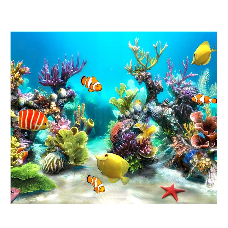 Алмазная 5D картина сделай сам вышивка животное рыба морской мир полностью