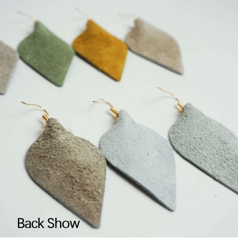 M & G модные кожаные серьги для женщин простые массивные подвески ювелирные