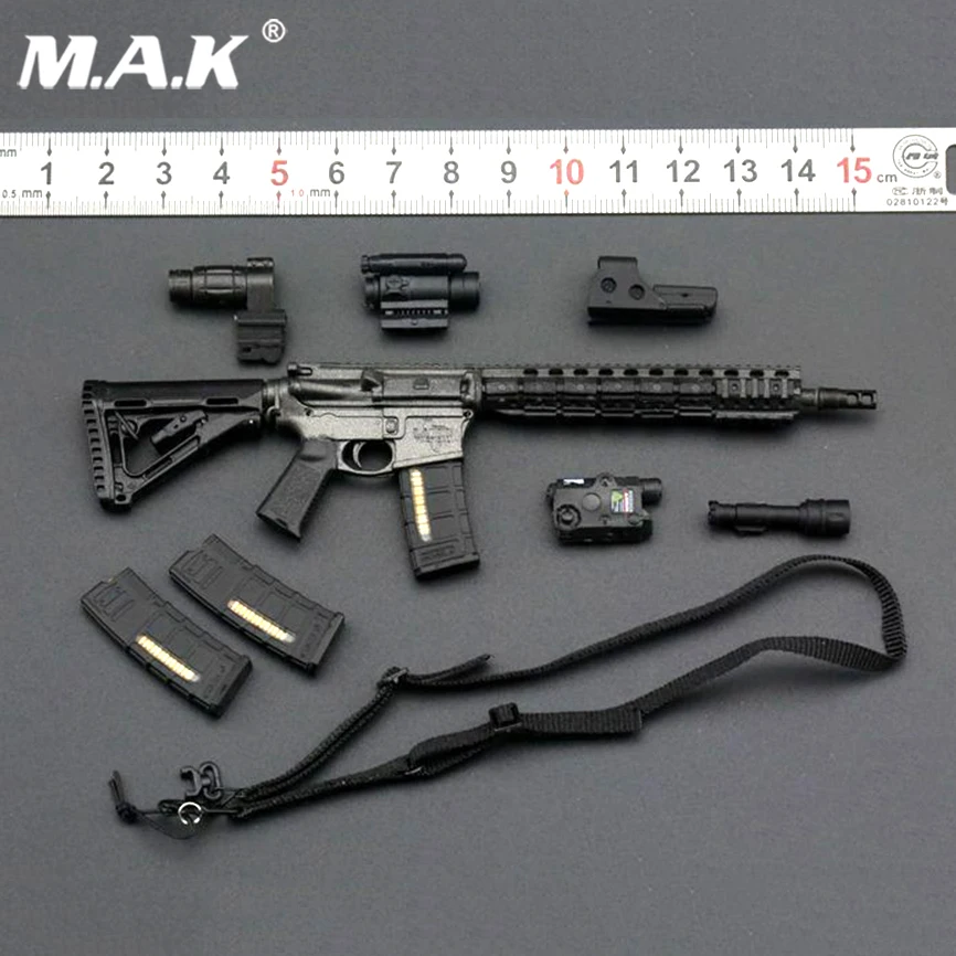 

1/6 scale weapon gun model toys FlameSoldier FS001 Full Set M4 Model Rifle 1/6 Gun Weapon Model Fit 12'' Figure