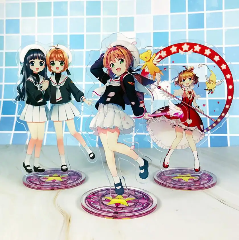 Аниме Card Captor Sakura КИНОМОТО Li сяоран фигурка на акриловой подставке настольное