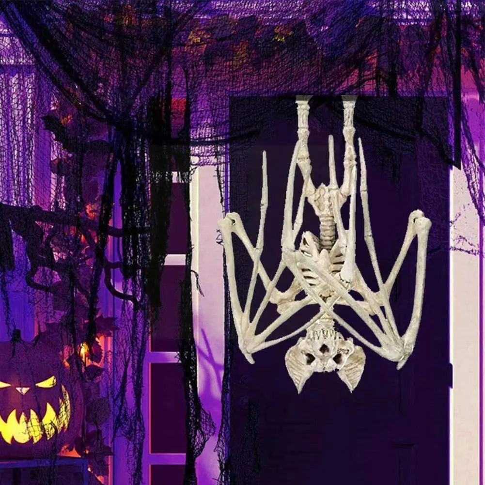 

Украшение на Хэллоуин, скелет, кости, жуткий паук, реквизит для вечеринки, ящерица, хеллоуин, ужас, мышь, Скорпион, бонез, летучая мышь, орнам ...