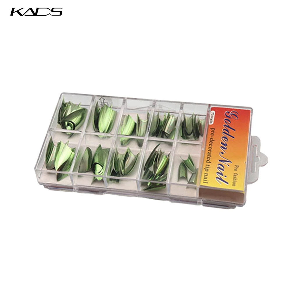 Hotsale 70 шт./лот металлический цвет sharp французский мода горячие стиль акриловый