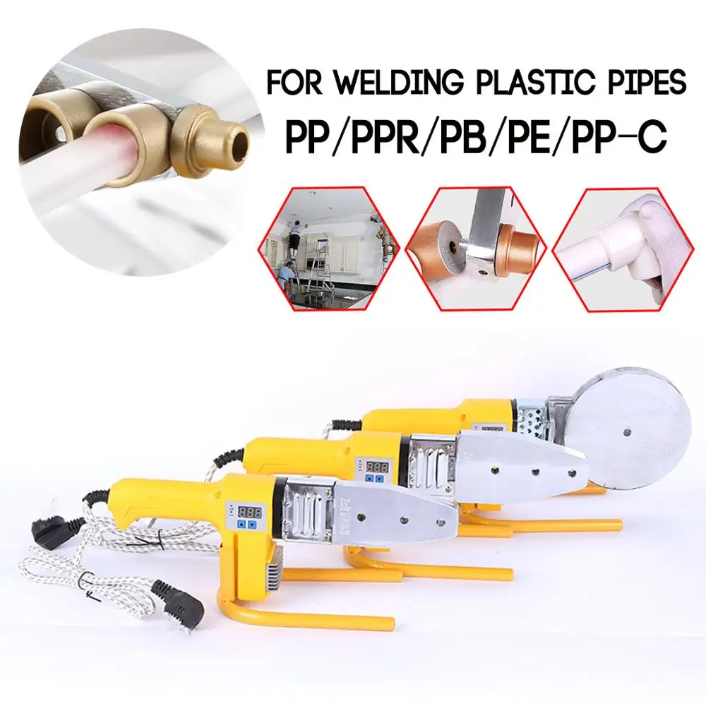 

Digital Electric Pipe Welding Machine Hot Melt Heating Tool For PPR PE PP PB