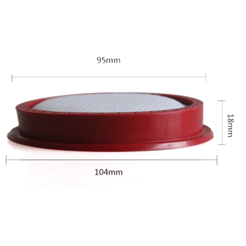 2 шт. для Dibea D18 D008Pro ручной пылесос круглый моющийся фильтр сетки Фильтр Пылесос