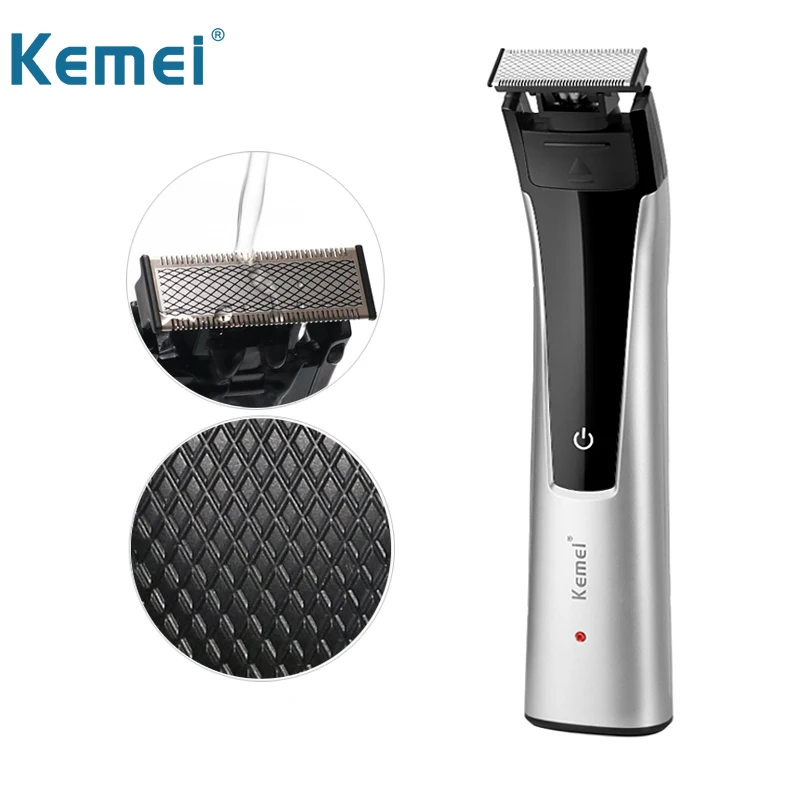

Kemei Body Trimmers Shaver Professional Cordless Beard Hair Clipper One Blade Barber Clippers Hair Cut Finishing Machine